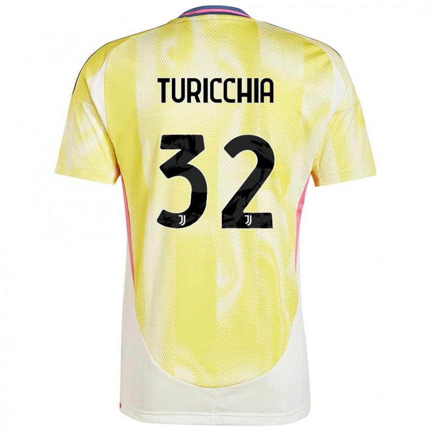 Criança Camisola Riccardo Turicchia #32 Solar Amarelo Alternativa 2024/25 Camisa Brasil