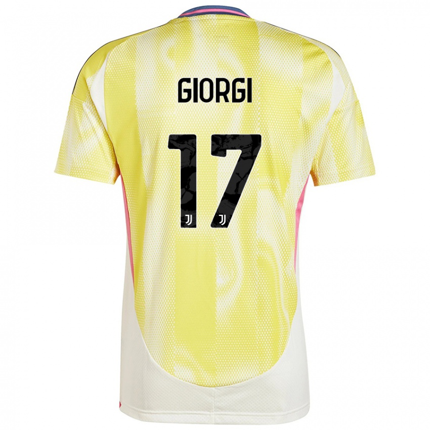 Criança Camisola Lorenzo Giorgi #17 Solar Amarelo Alternativa 2024/25 Camisa Brasil