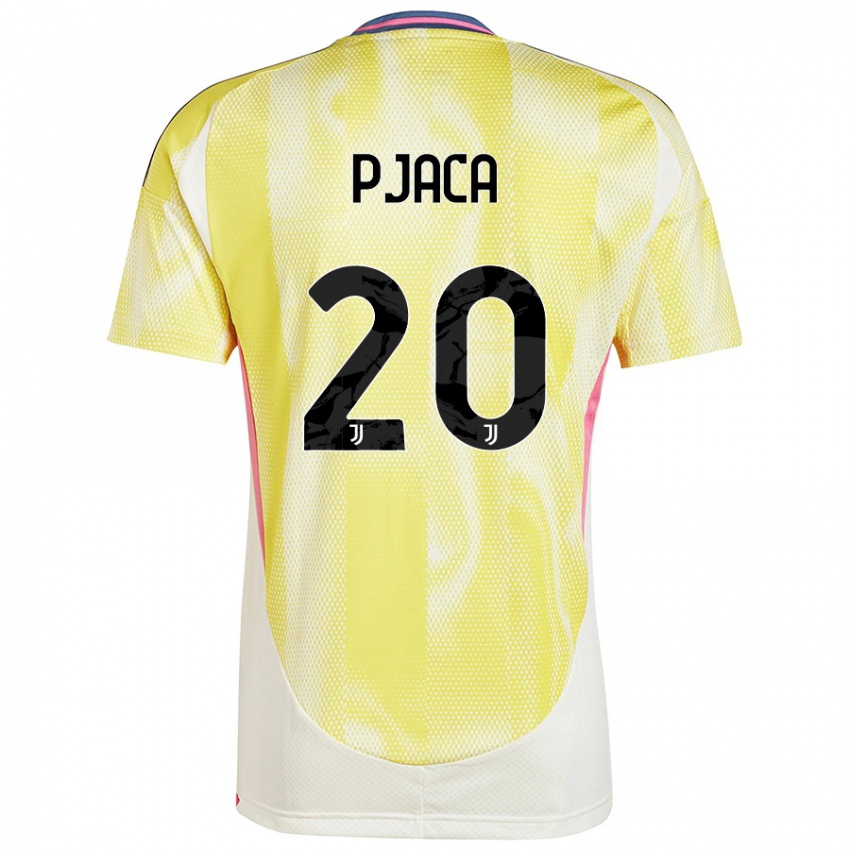 Criança Camisola Marko Pjaca #20 Solar Amarelo Alternativa 2024/25 Camisa Brasil