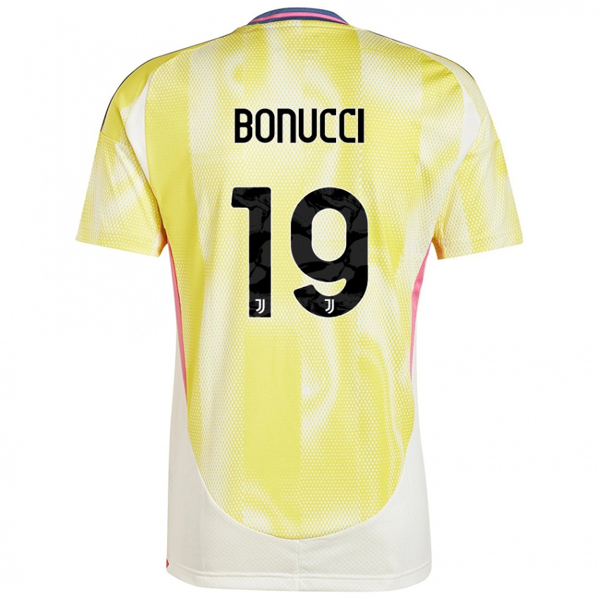 Criança Camisola Leonardo Bonucci #19 Solar Amarelo Alternativa 2024/25 Camisa Brasil