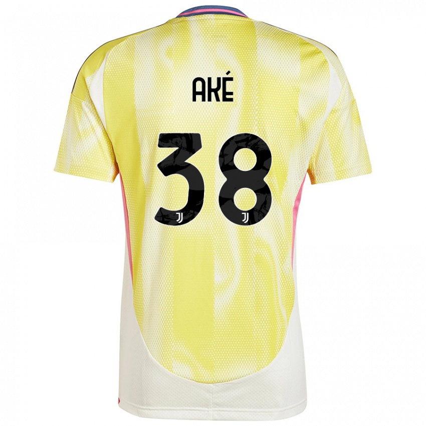 Criança Camisola Marley Ake #38 Solar Amarelo Alternativa 2024/25 Camisa Brasil