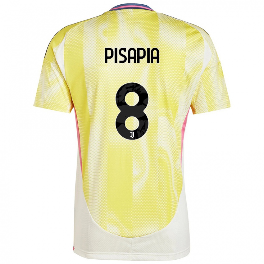 Criança Camisola Luciano Pisapia #8 Solar Amarelo Alternativa 2024/25 Camisa Brasil