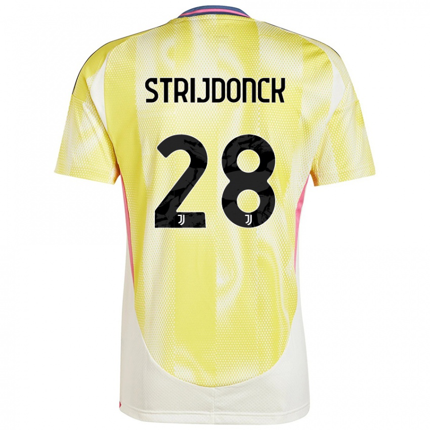 Criança Camisola Bayron Strijdonck #28 Solar Amarelo Alternativa 2024/25 Camisa Brasil