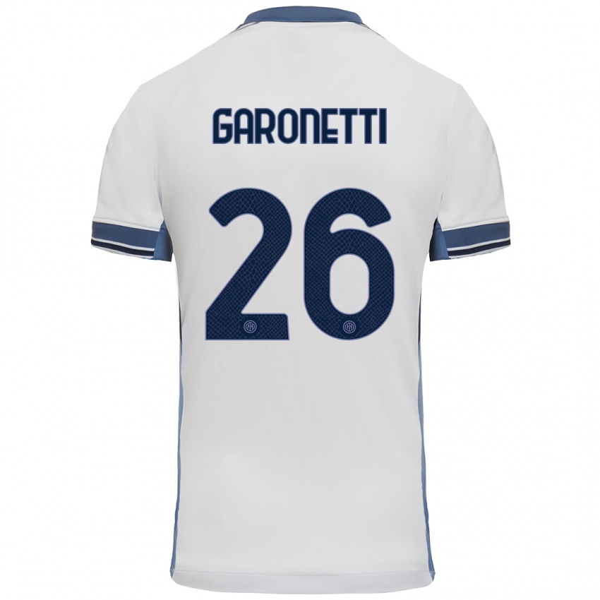 Criança Camisola Gabriele Garonetti #26 Cinzento Branco Alternativa 2024/25 Camisa Brasil