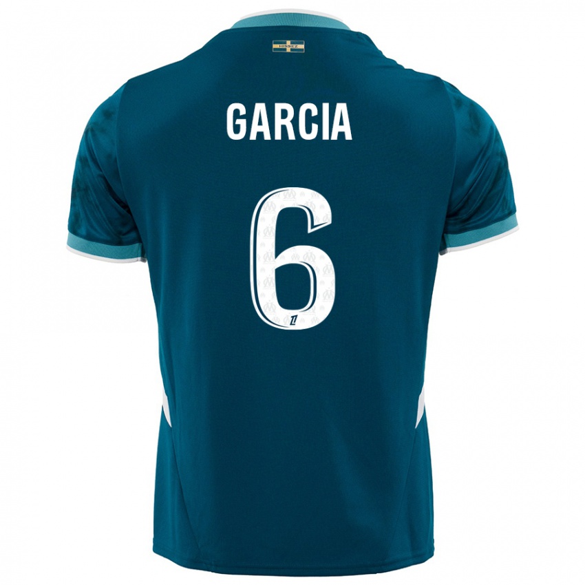 Criança Camisola Ulisses Garcia #6 Azul Turquesa Alternativa 2024/25 Camisa Brasil