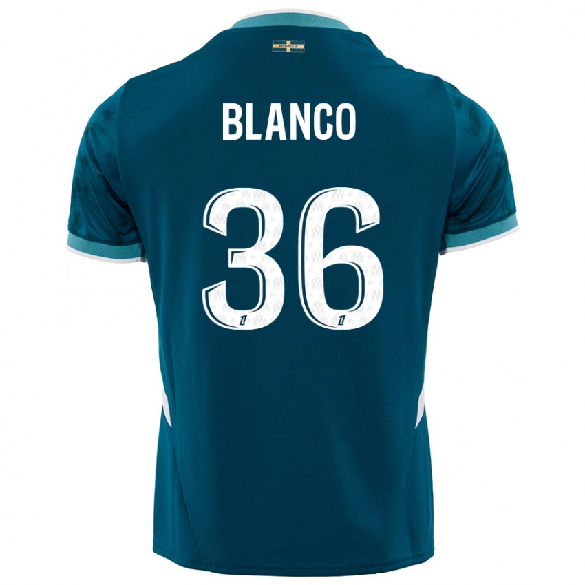 Criança Camisola Ruben Blanco #36 Azul Turquesa Alternativa 2024/25 Camisa Brasil