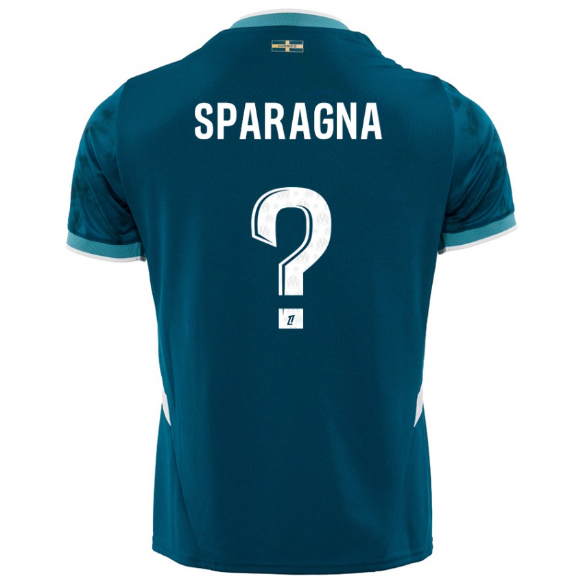 Criança Camisola Stéphane Sparagna #0 Azul Turquesa Alternativa 2024/25 Camisa Brasil