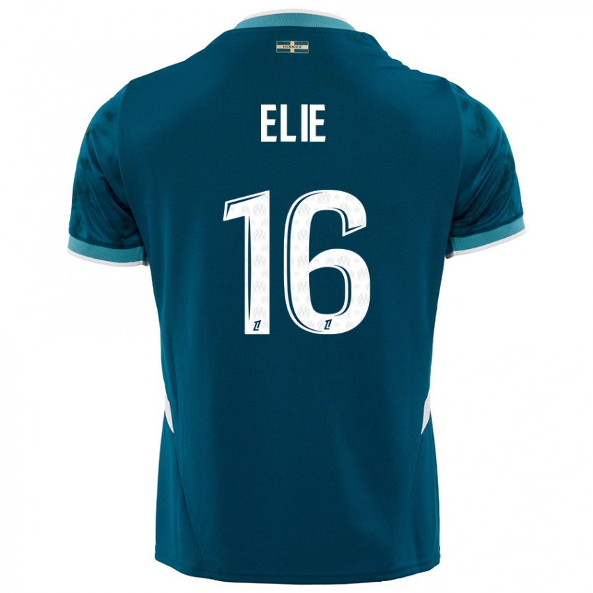 Criança Camisola Anaïs Elie #16 Azul Turquesa Alternativa 2024/25 Camisa Brasil