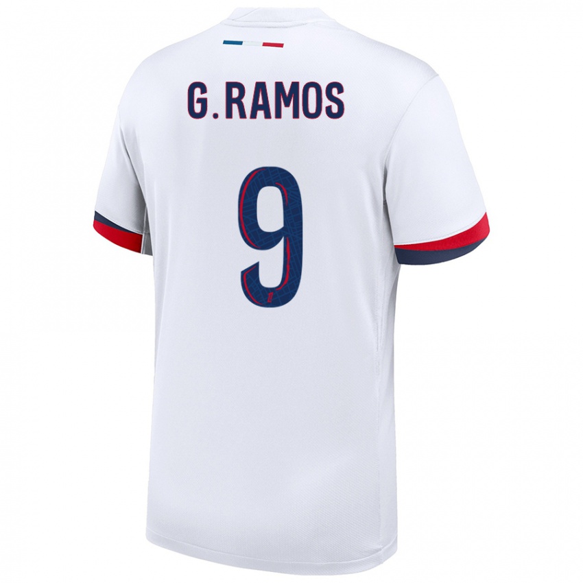 Criança Camisola Gonçalo Ramos #9 Azul Branco Vermelho Alternativa 2024/25 Camisa Brasil