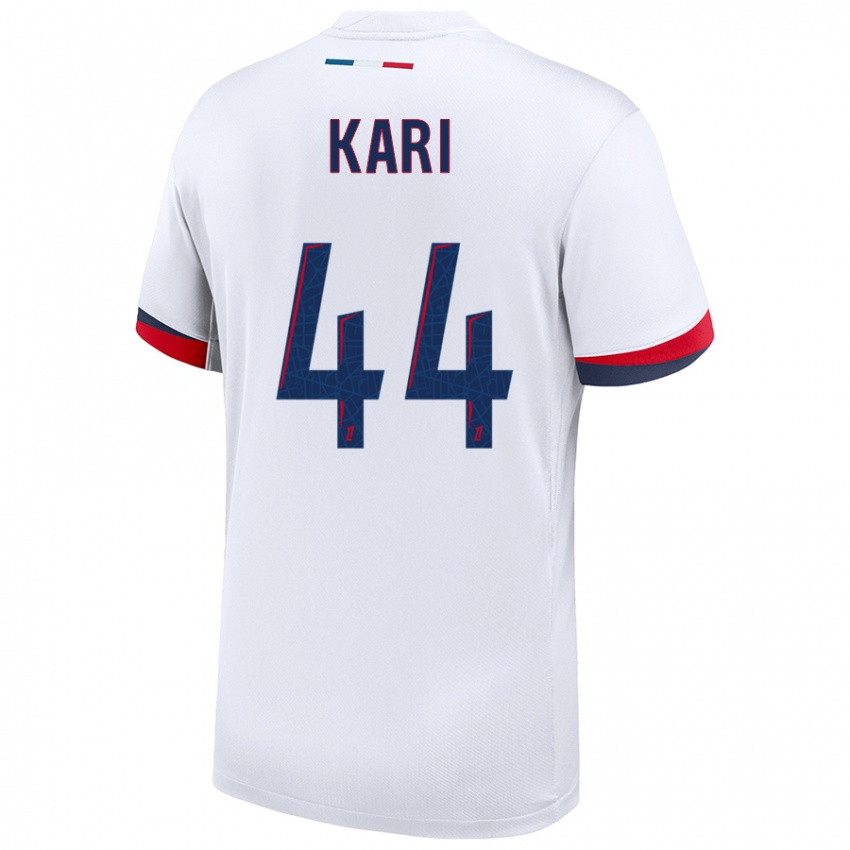 Criança Camisola Ayman Kari #44 Azul Branco Vermelho Alternativa 2024/25 Camisa Brasil