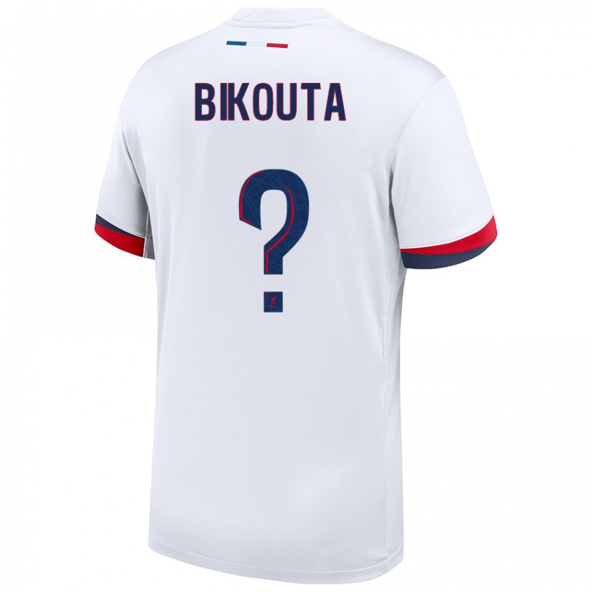 Criança Camisola Dan-Patrice Bikouta #0 Azul Branco Vermelho Alternativa 2024/25 Camisa Brasil