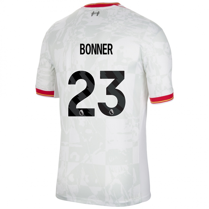 Criança Camisola Gemma Bonner #23 Branco Vermelho Preto Terceiro 2024/25 Camisa Brasil