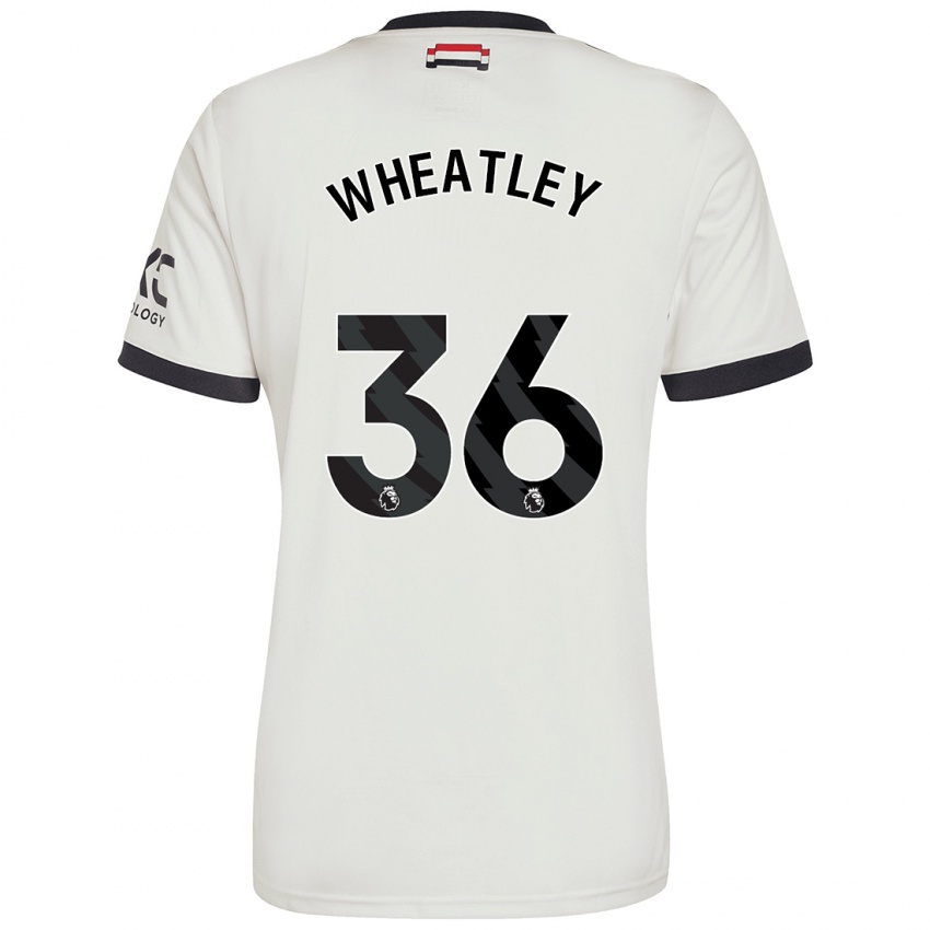 Criança Camisola Ethan Wheatley #36 Off White Terceiro 2024/25 Camisa Brasil