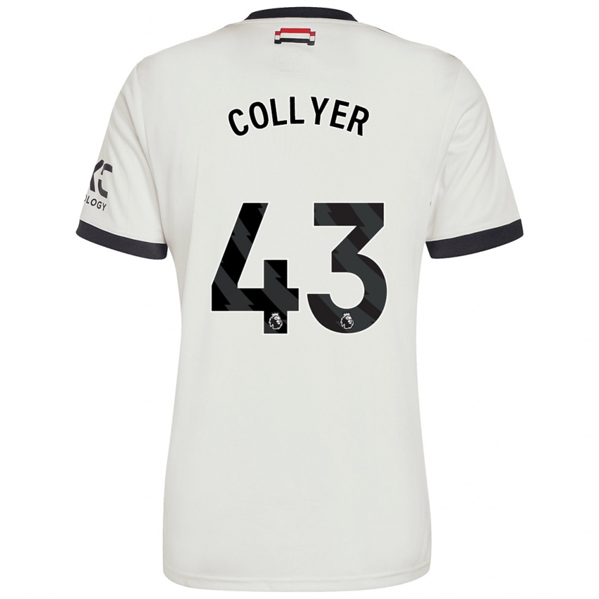 Criança Camisola Toby Collyer #43 Off White Terceiro 2024/25 Camisa Brasil