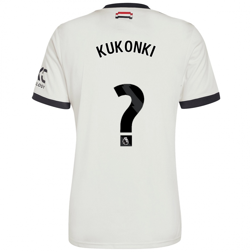 Criança Camisola Godwill Kukonki #0 Off White Terceiro 2024/25 Camisa Brasil