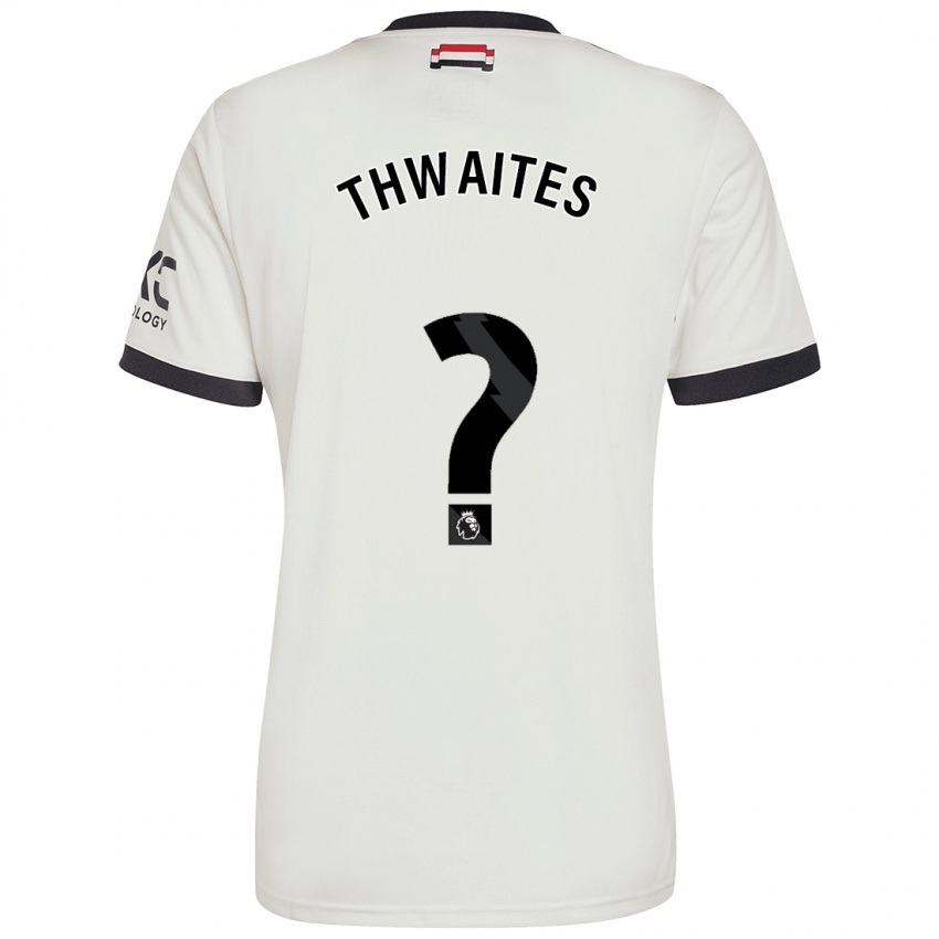 Criança Camisola Jim Thwaites #0 Off White Terceiro 2024/25 Camisa Brasil