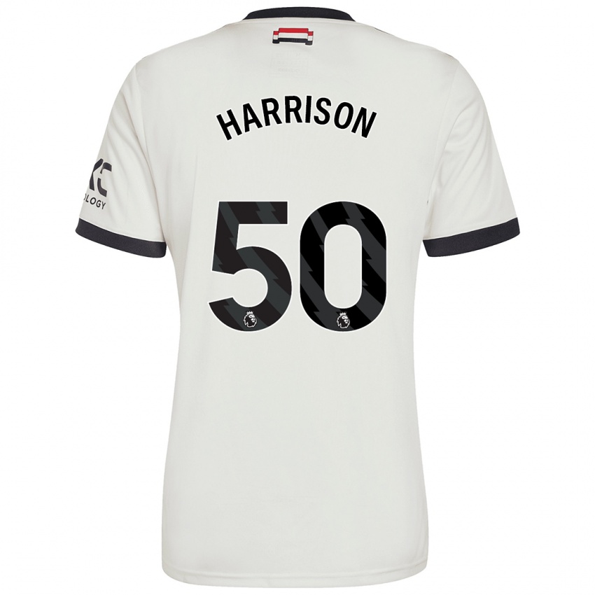 Criança Camisola Elyh Harrison #50 Off White Terceiro 2024/25 Camisa Brasil