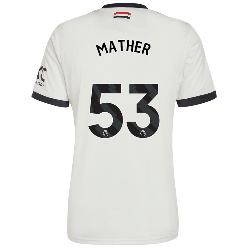 Criança Camisola Sam Mather #53 Off White Terceiro 2024/25 Camisa Brasil