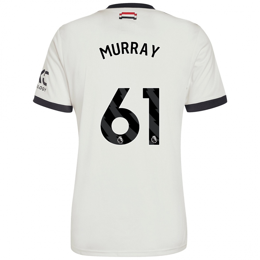 Criança Camisola Sam Murray #61 Off White Terceiro 2024/25 Camisa Brasil