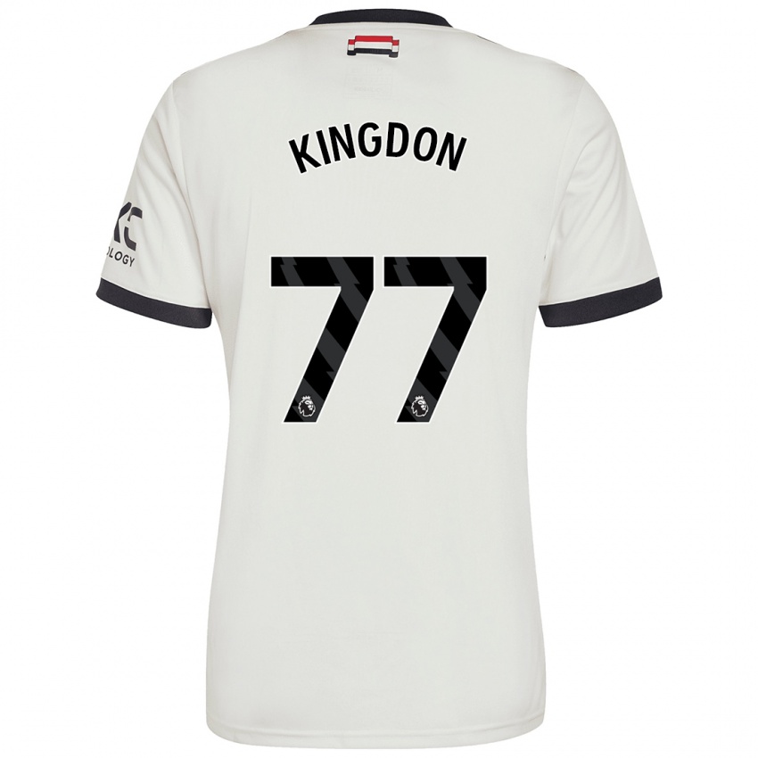 Criança Camisola Jack Kingdon #77 Off White Terceiro 2024/25 Camisa Brasil