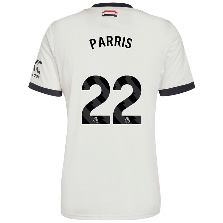 Criança Camisola Nikita Parris #22 Off White Terceiro 2024/25 Camisa Brasil