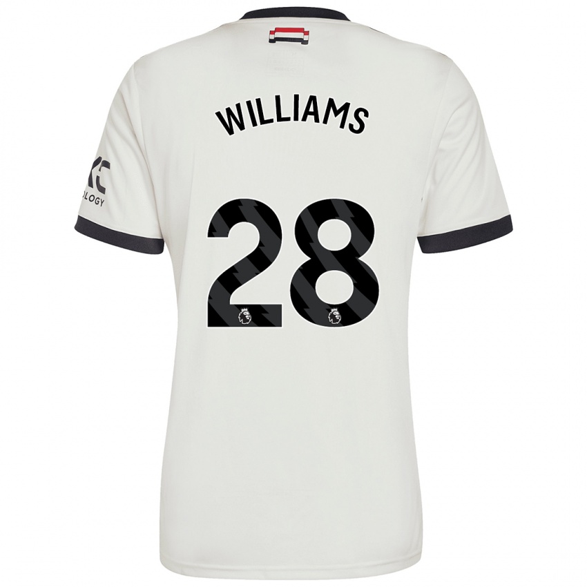 Criança Camisola Rachel Williams #28 Off White Terceiro 2024/25 Camisa Brasil