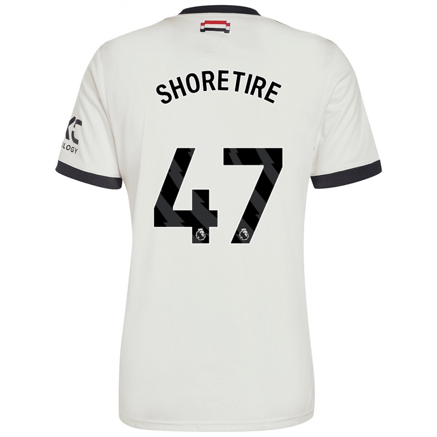 Criança Camisola Shola Shoretire #47 Off White Terceiro 2024/25 Camisa Brasil