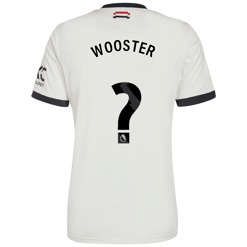 Criança Camisola Tom Wooster #0 Off White Terceiro 2024/25 Camisa Brasil