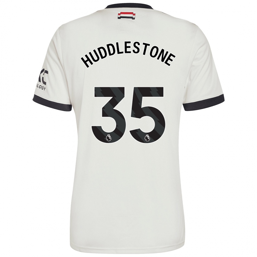 Criança Camisola Tom Huddlestone #35 Off White Terceiro 2024/25 Camisa Brasil