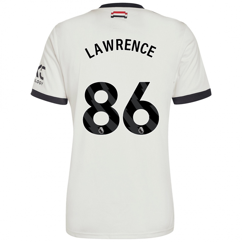 Criança Camisola Marcus Lawrence #86 Off White Terceiro 2024/25 Camisa Brasil