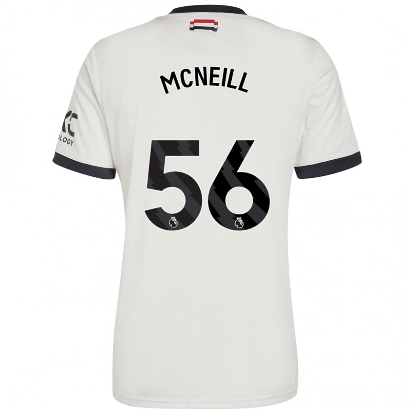 Criança Camisola Charlie Mcneill #56 Off White Terceiro 2024/25 Camisa Brasil