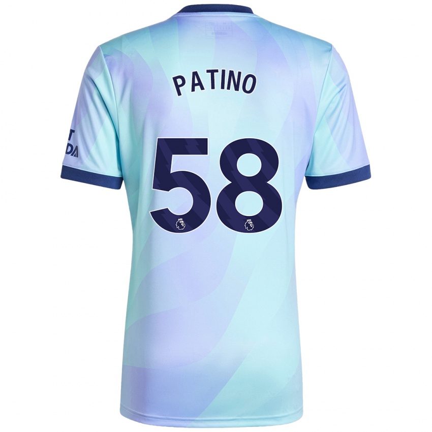 Criança Camisola Charlie Patino #58 Água Terceiro 2024/25 Camisa Brasil