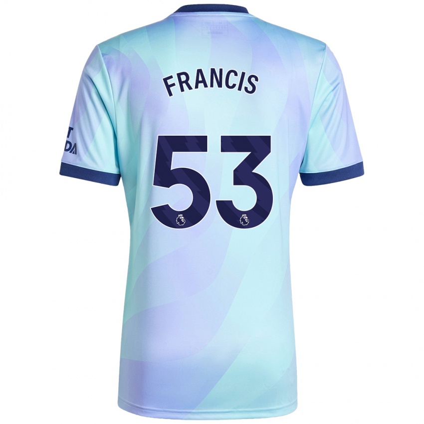 Criança Camisola Jack Henry Francis #53 Água Terceiro 2024/25 Camisa Brasil