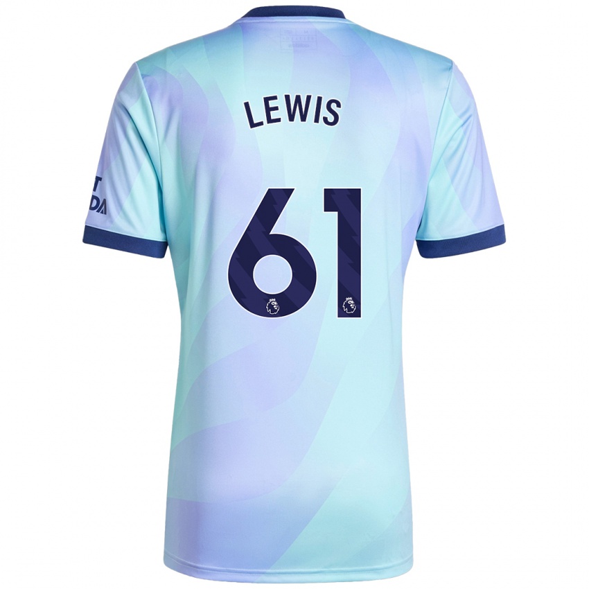 Criança Camisola George Lewis #61 Água Terceiro 2024/25 Camisa Brasil