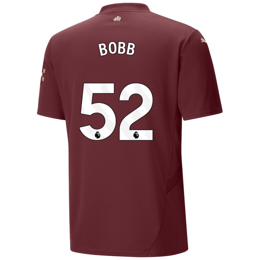 Criança Camisola Oscar Bobb #52 Marrom Terceiro 2024/25 Camisa Brasil