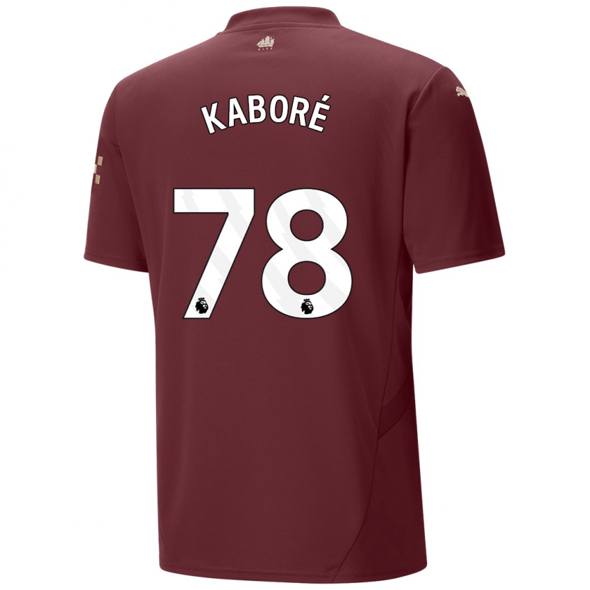 Criança Camisola Issa Kabore #78 Marrom Terceiro 2024/25 Camisa Brasil