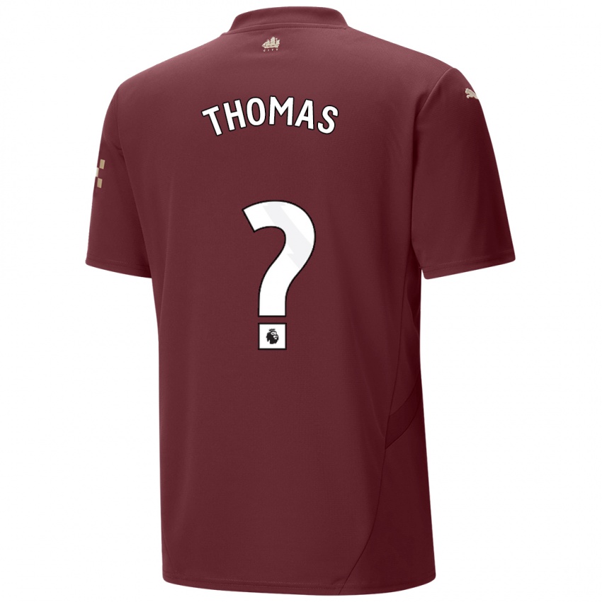 Criança Camisola Rhys Thomas #0 Marrom Terceiro 2024/25 Camisa Brasil