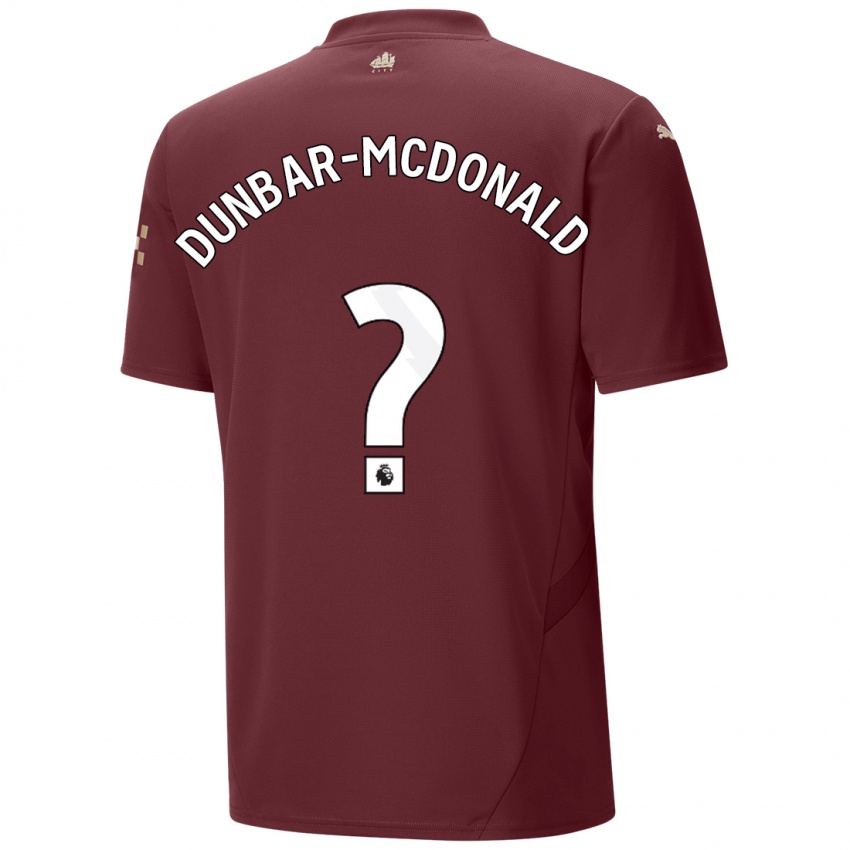 Criança Camisola Christian Dunbar-Mcdonald #0 Marrom Terceiro 2024/25 Camisa Brasil