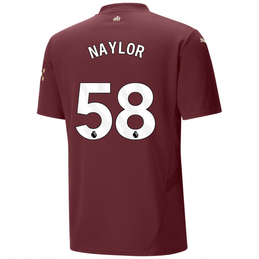 Criança Camisola Seb Naylor #58 Marrom Terceiro 2024/25 Camisa Brasil