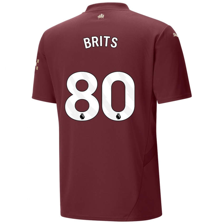 Criança Camisola Spike Brits #80 Marrom Terceiro 2024/25 Camisa Brasil