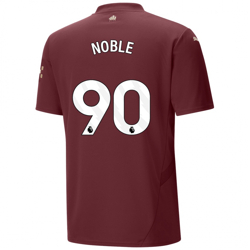 Criança Camisola Kian Noble #90 Marrom Terceiro 2024/25 Camisa Brasil