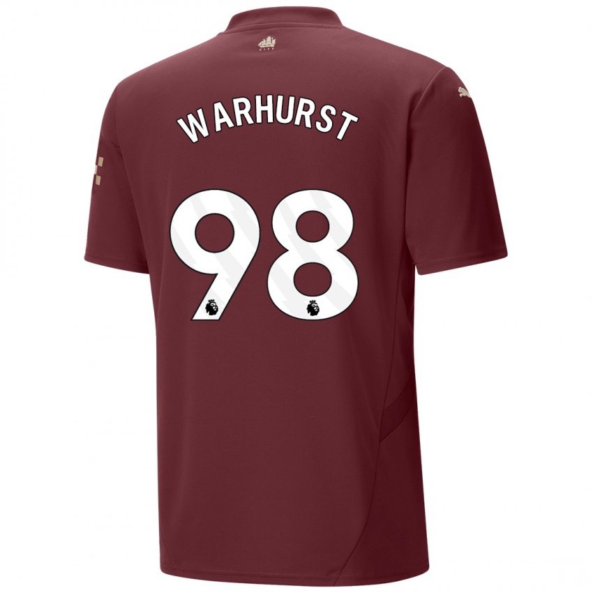 Criança Camisola Matthew Warhurst #98 Marrom Terceiro 2024/25 Camisa Brasil