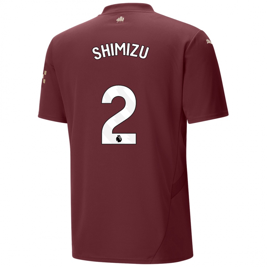 Criança Camisola Risa Shimizu #2 Marrom Terceiro 2024/25 Camisa Brasil