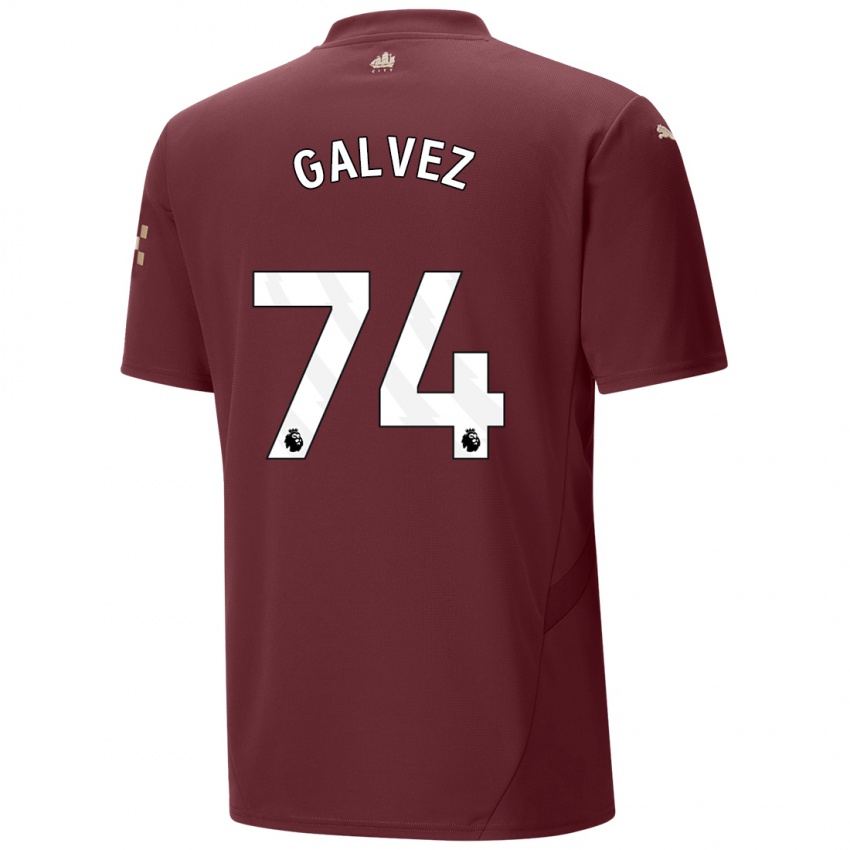 Criança Camisola Tomas Galvez #74 Marrom Terceiro 2024/25 Camisa Brasil