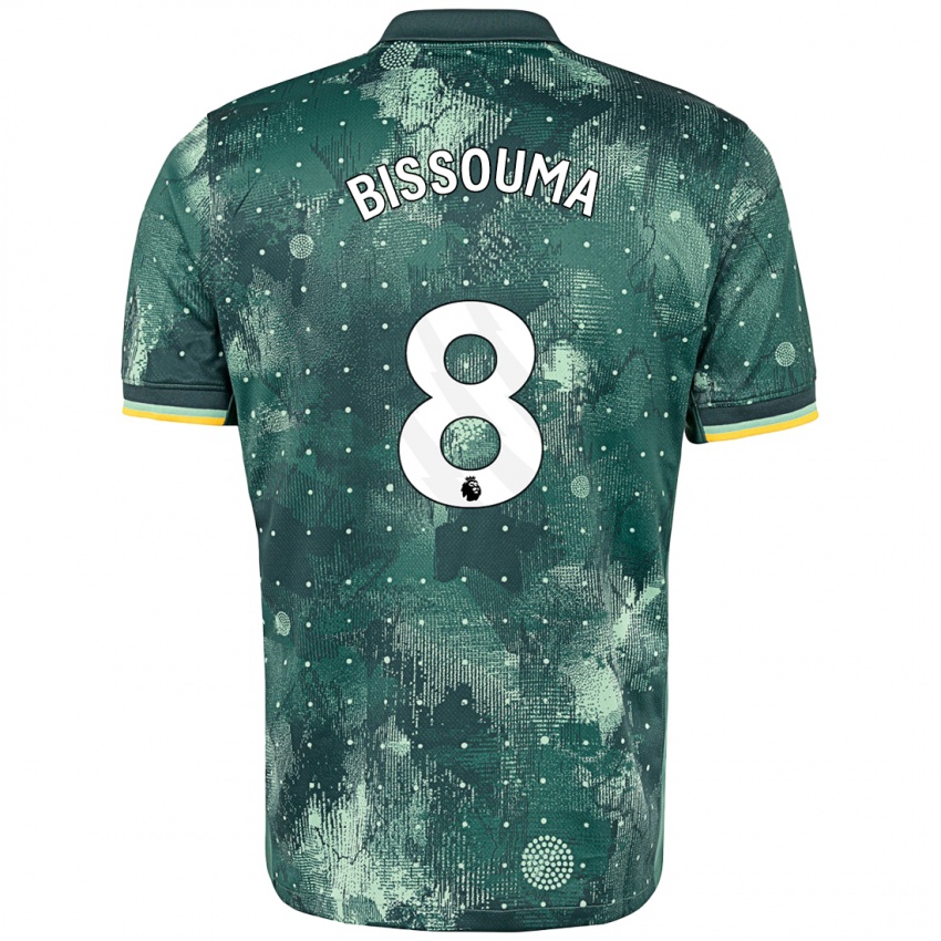 Criança Camisola Yves Bissouma #8 Verde Menta Terceiro 2024/25 Camisa Brasil