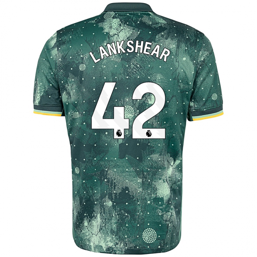 Criança Camisola Will Lankshear #42 Verde Menta Terceiro 2024/25 Camisa Brasil