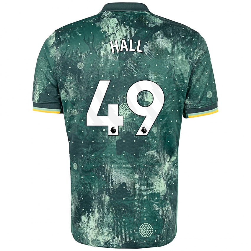 Criança Camisola Tyrese Hall #49 Verde Menta Terceiro 2024/25 Camisa Brasil