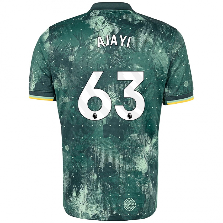 Criança Camisola Damola Ajayi #63 Verde Menta Terceiro 2024/25 Camisa Brasil