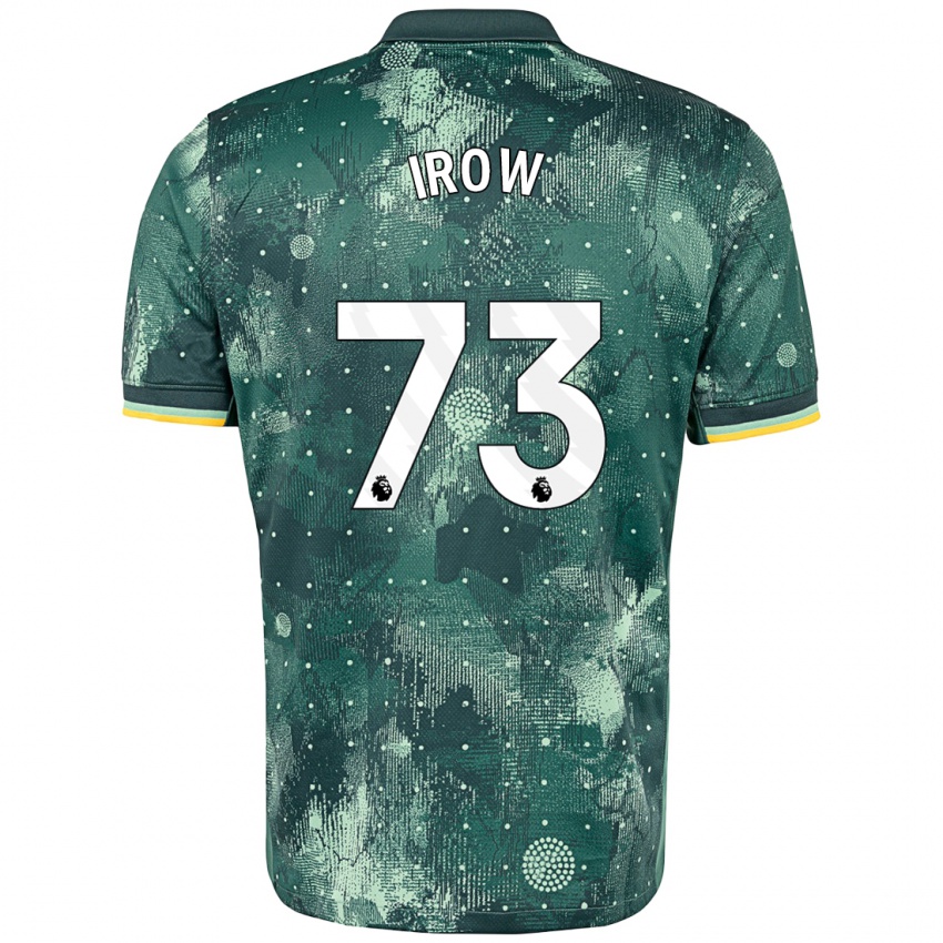 Criança Camisola Oliver Irow #73 Verde Menta Terceiro 2024/25 Camisa Brasil