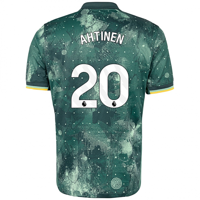 Criança Camisola Olga Ahtinen #20 Verde Menta Terceiro 2024/25 Camisa Brasil